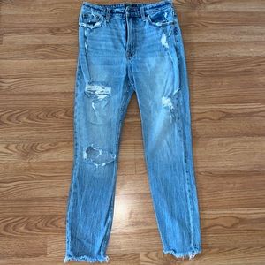 Abercrombie and Fitch Simone high rise slim jeans.